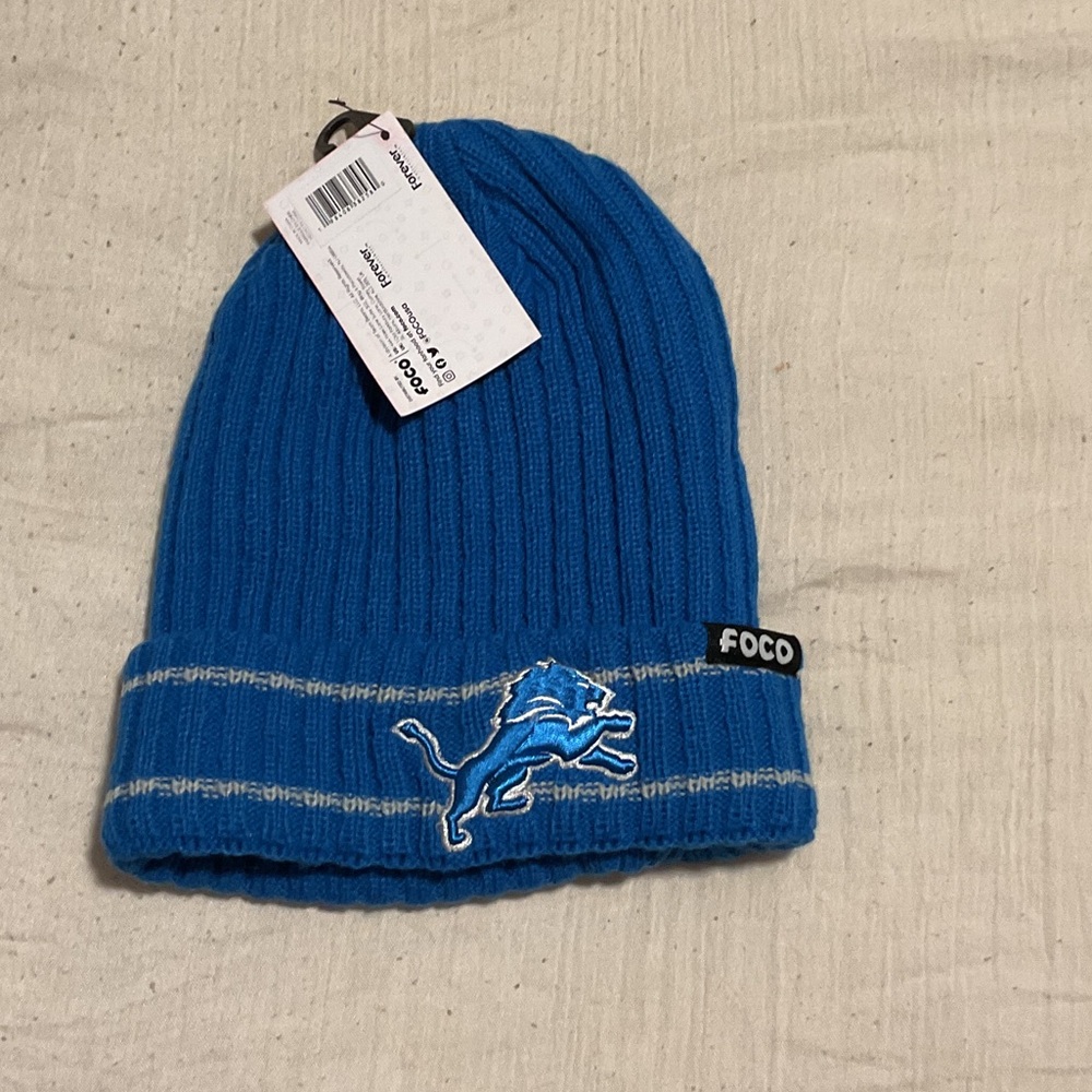 FOCO Kids Blue Knit Beanie